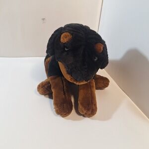 Kids Preferred Plush Dog Rottweiler Puppy Brown & Black Floppy Stuffed